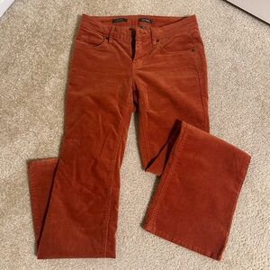 Rust Color Corduroy Pants